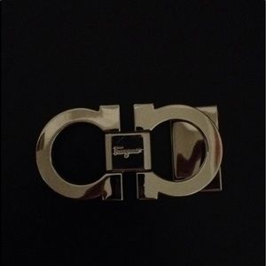 NWOT Silver Salvatore Ferragamo Silver Belt Buckle